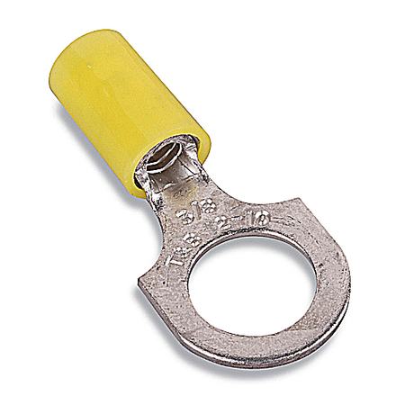 ABB INSTALLATION PRODUCTS RC363, INS NYL RING TRM 12-10 No10 YELLOW, PK 500 RC363